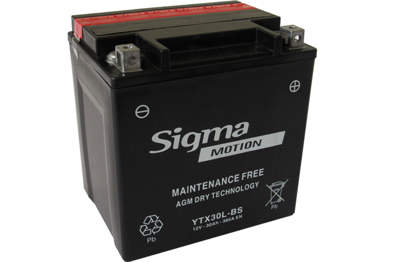  ΜΠΑΤΑΡΙΑ MOTO 12V 30Ah AGM SIGMA MOTION 